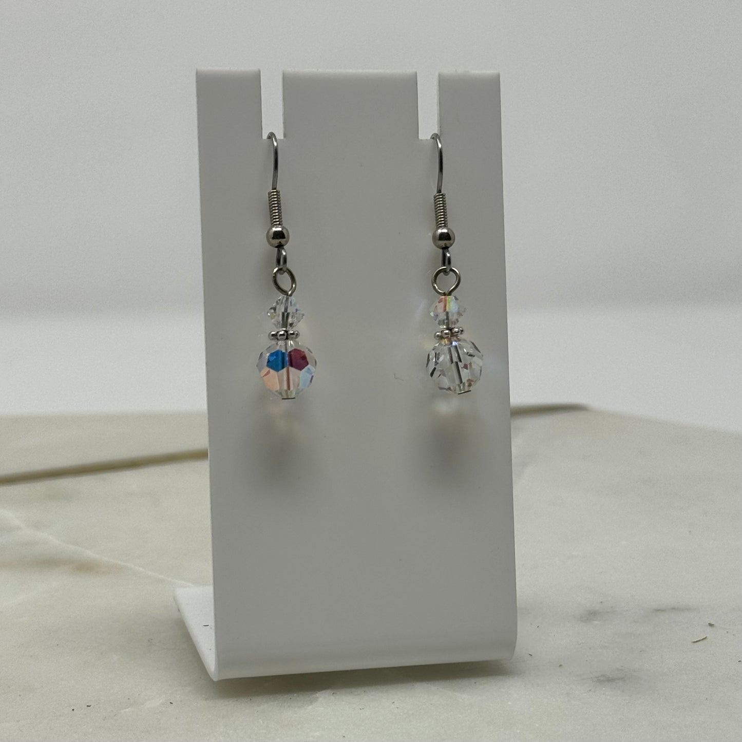 Beaded Sparkle Dangle Hook Earrings