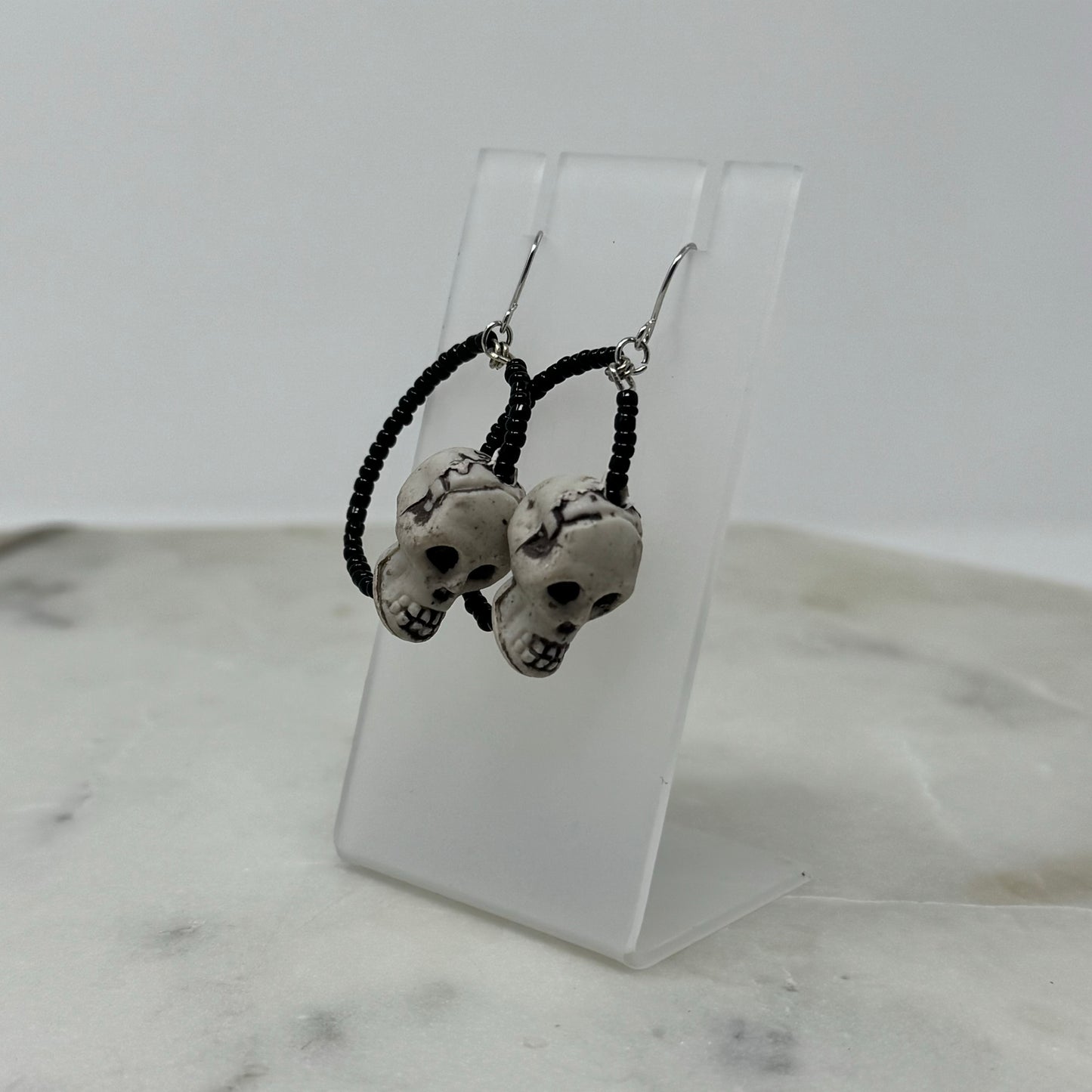 Halloween / Fall Earrings Handcrafted with reclaimed materials.