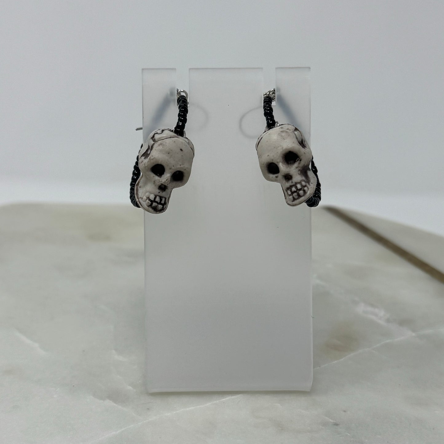 Halloween / Fall Earrings Handcrafted with reclaimed materials.