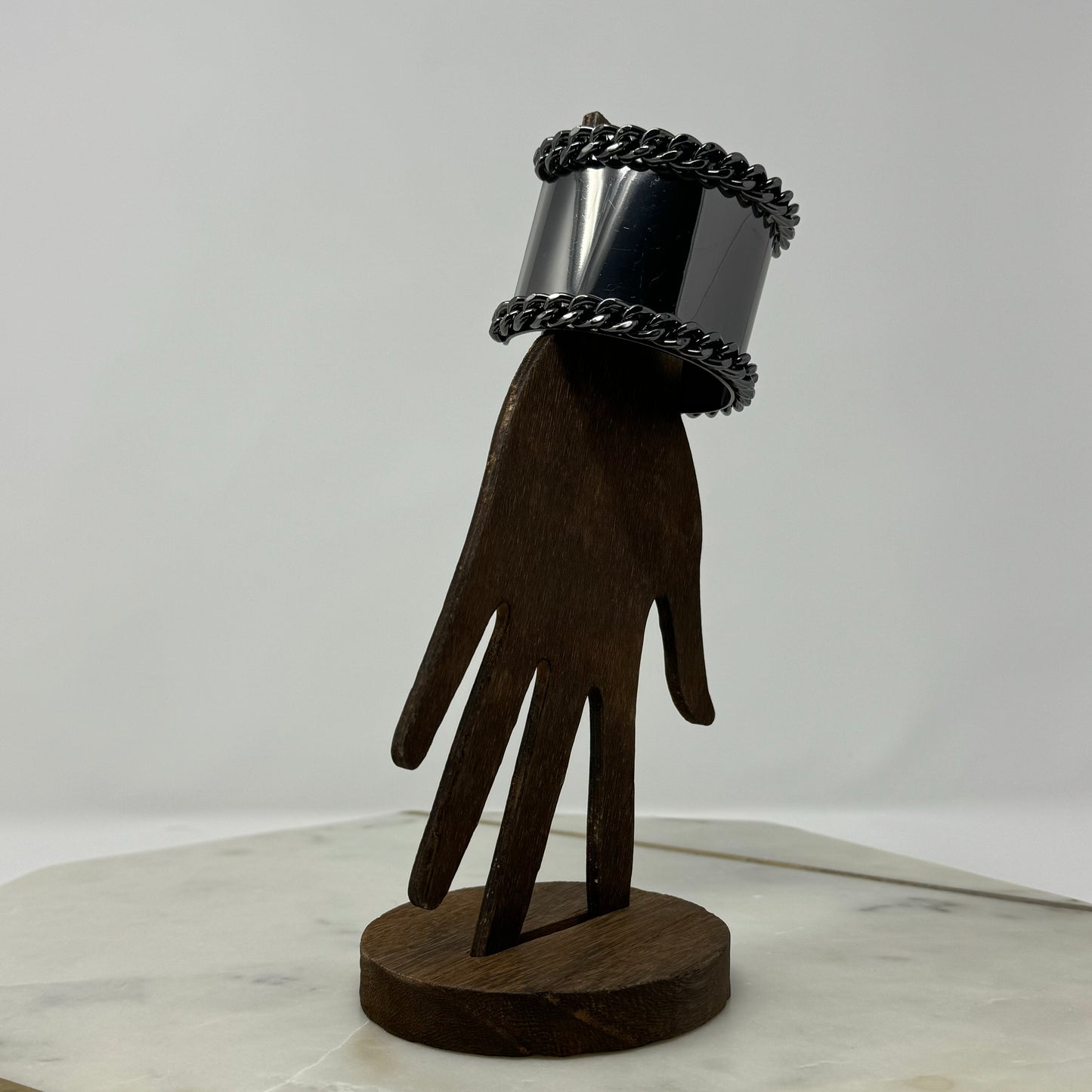 Gun Metal Cuff Bracelet