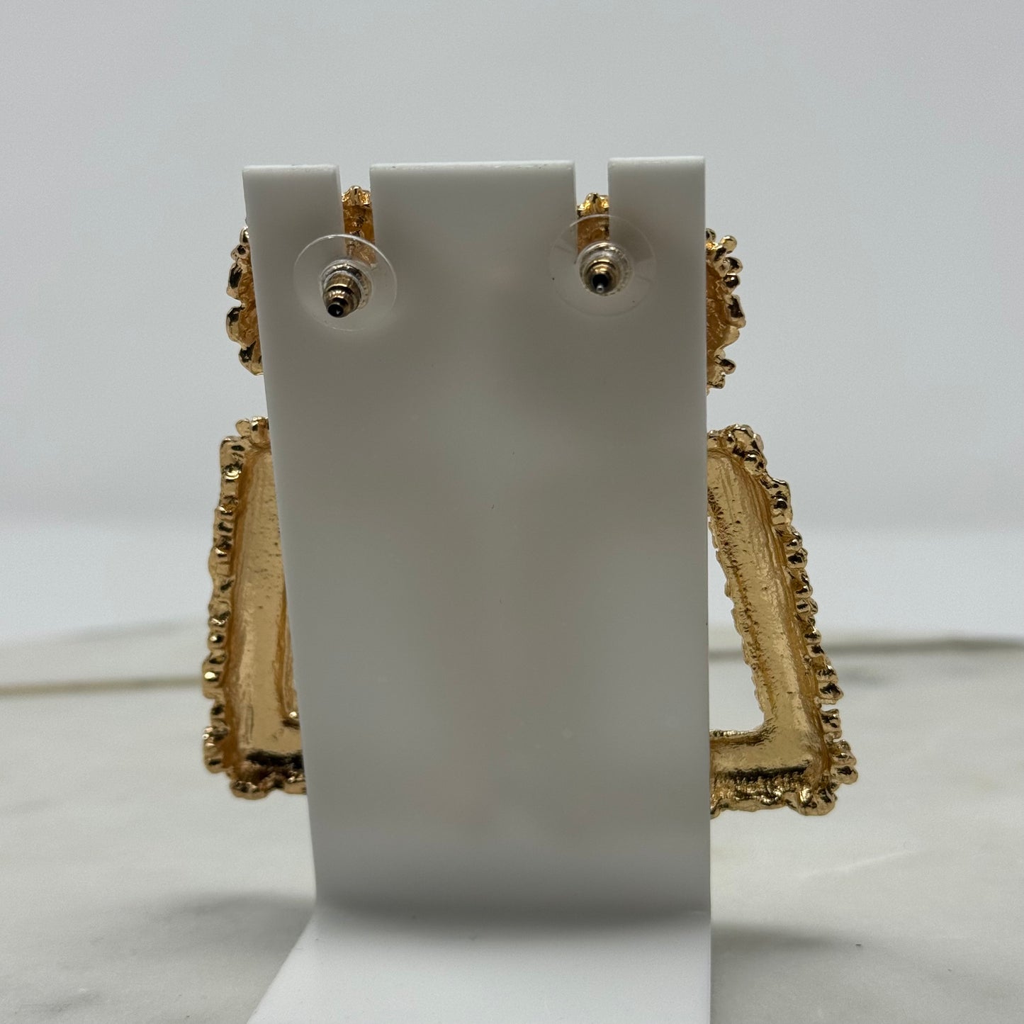 Boho Gold Tribal Metal Dangle Earrings