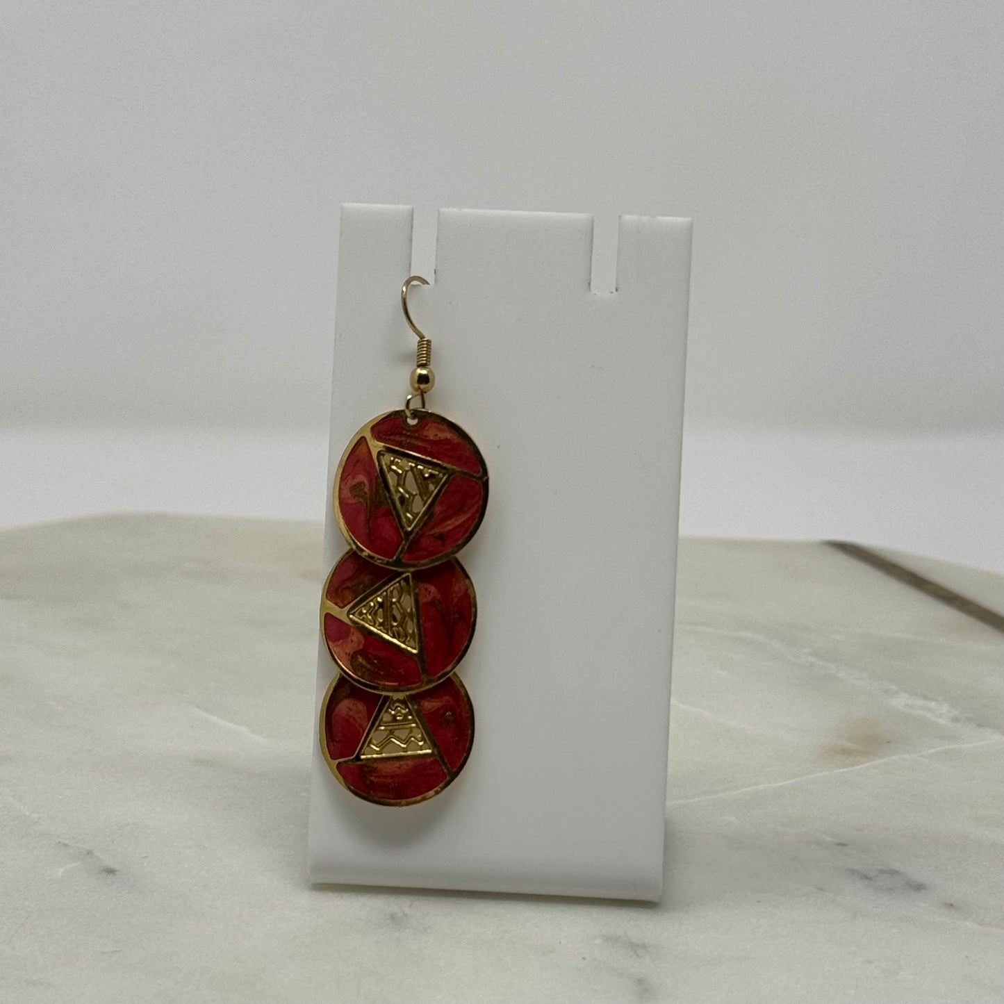 Boho Tribal Dangle Hook Earrings