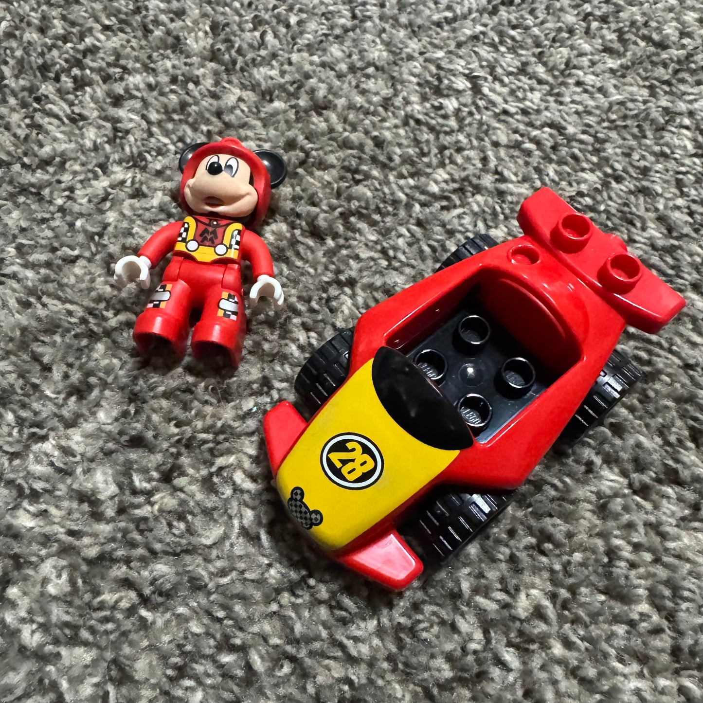 Duplo Lego Disney Mickey Mouse Mickey Racer Race Car Set