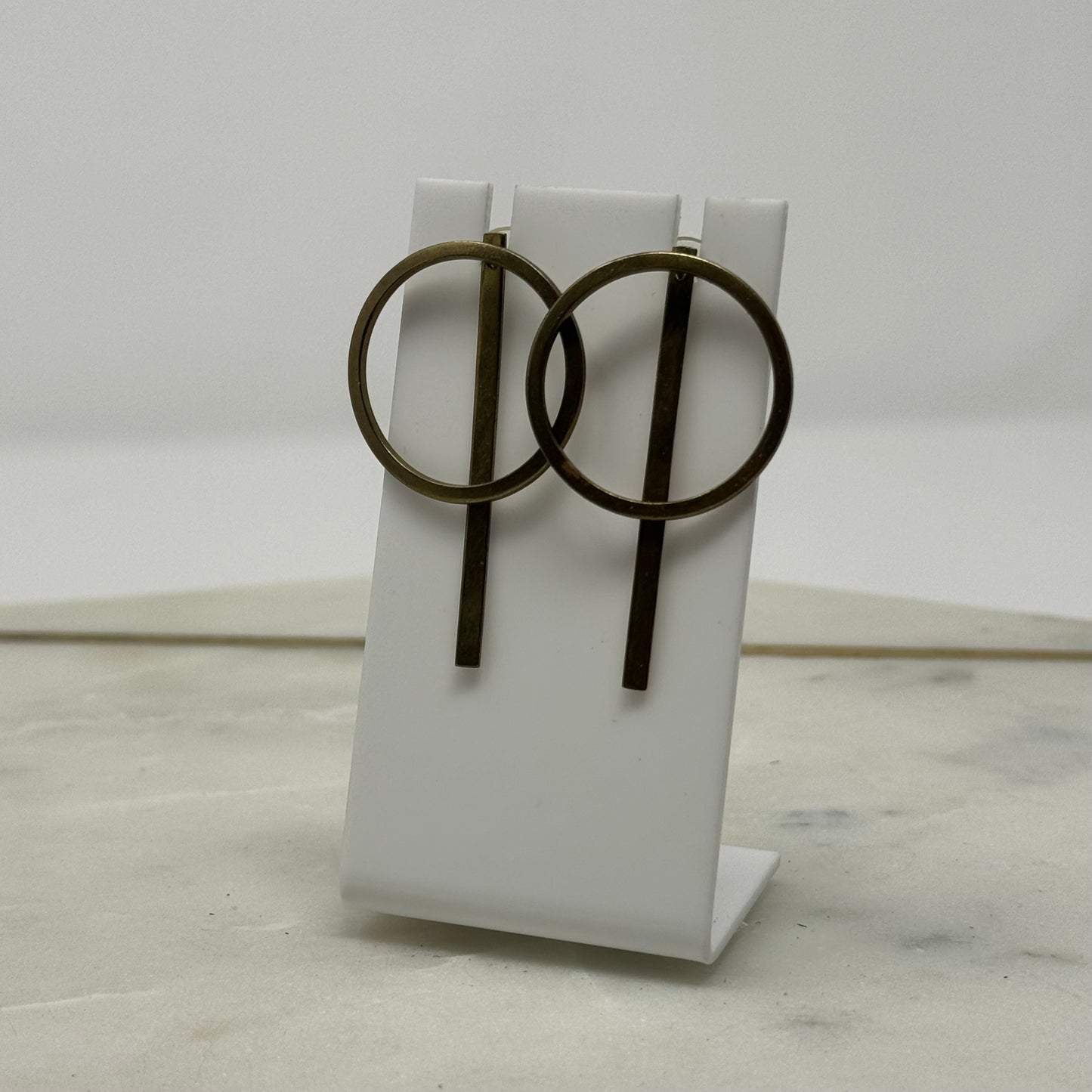 Minimal Geometric Boho Drop Earrings
