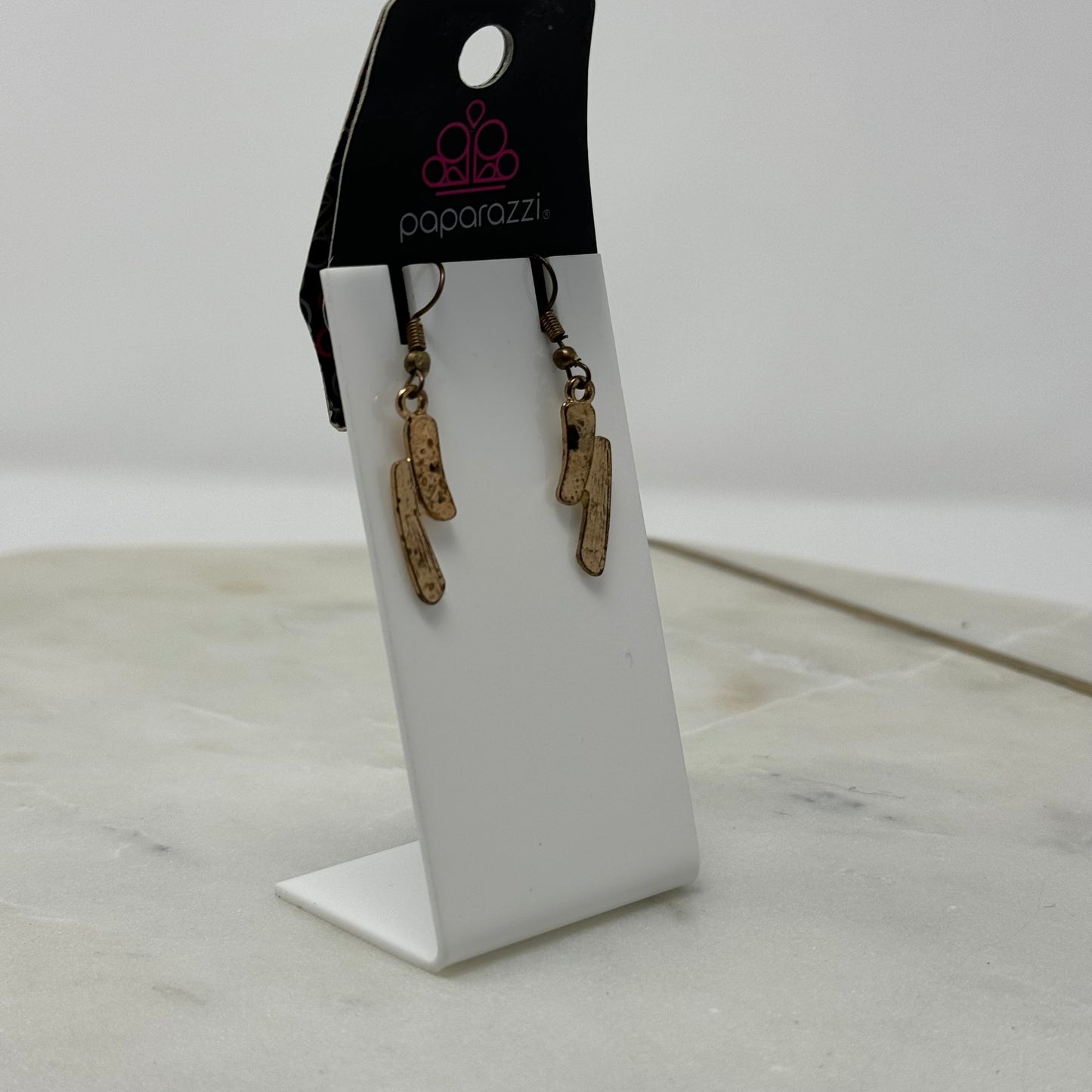 New Paparazzi Gold Dangle Hook Earrings