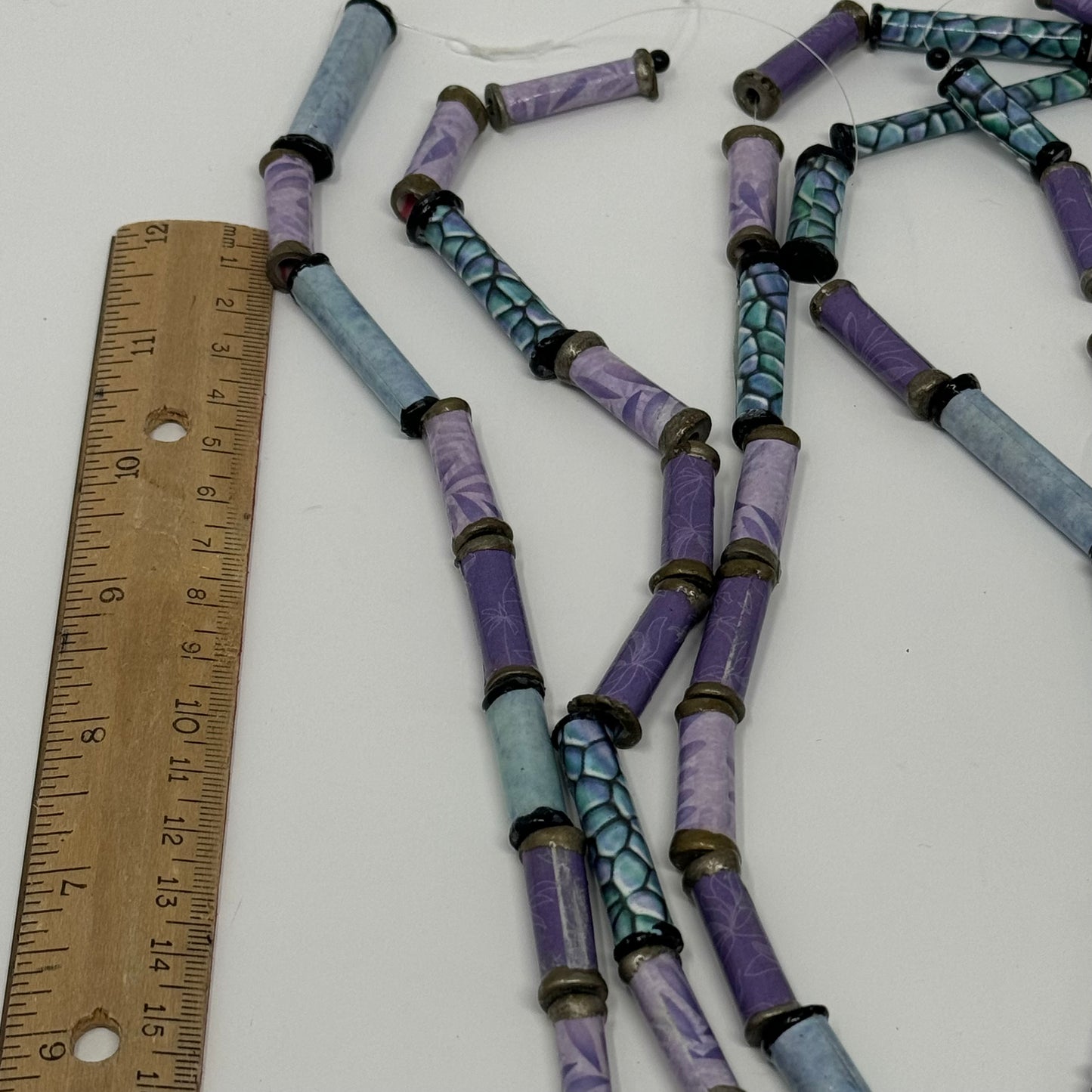 Reclaimed Purple Beads Assortment Vibrant Mixed Beads for Crafting & Jewelry Making Eco-Friendly Supplies