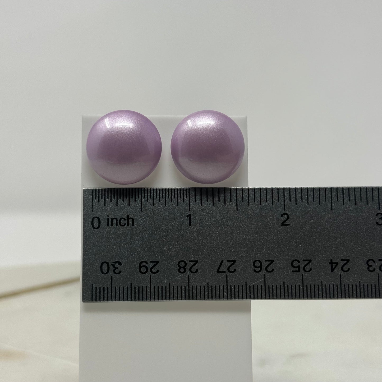 Vintage 1990’s Lavender Shimmer Post Earrings