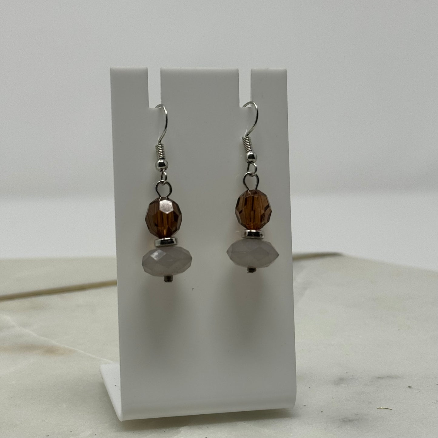 Beaded Dangle Hook Earrings