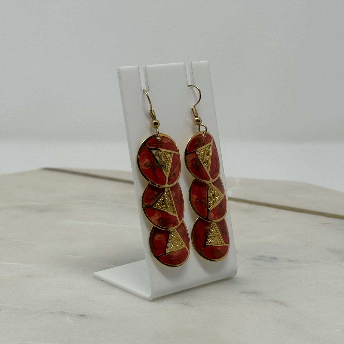 Boho Tribal Dangle Hook Earrings