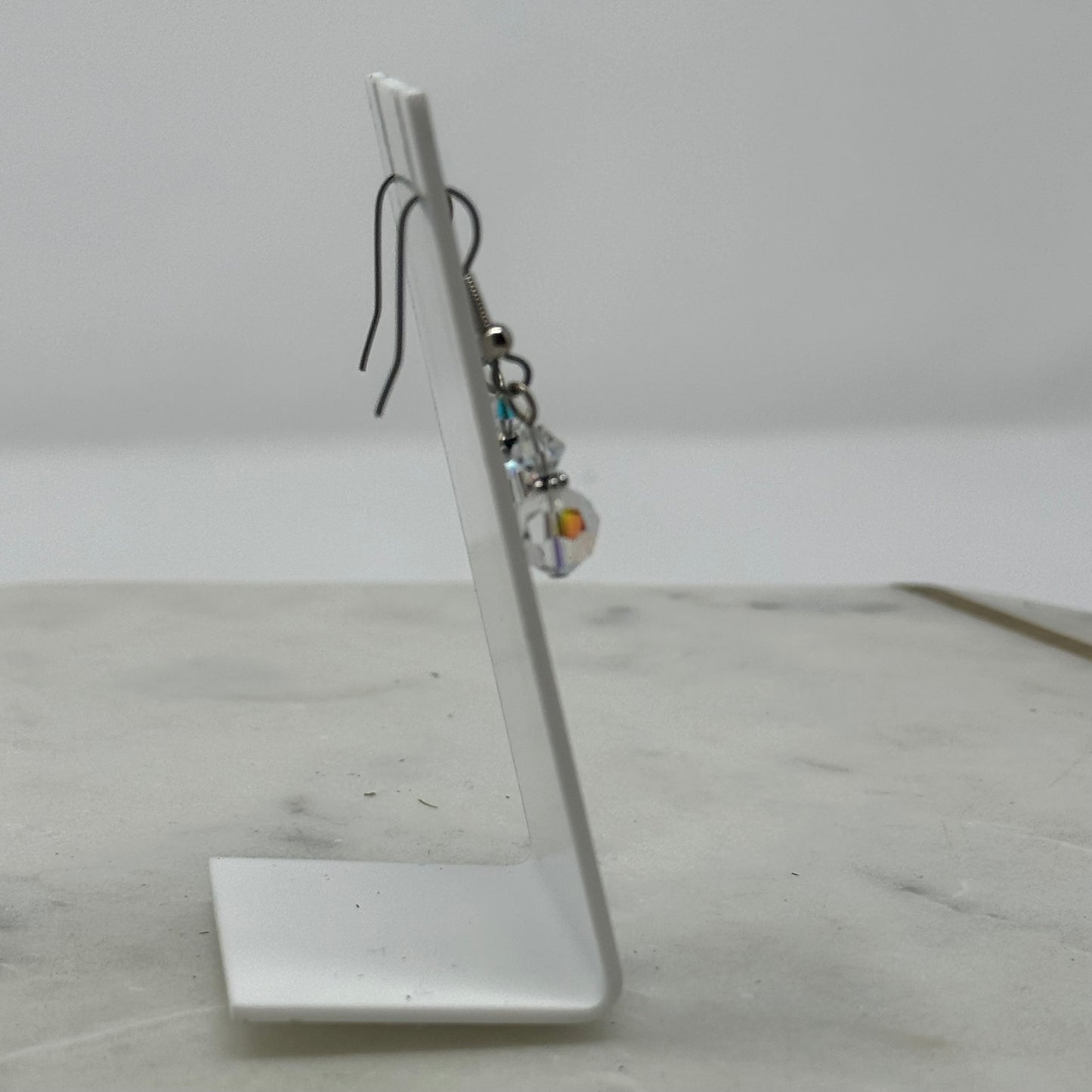 Beaded Sparkle Dangle Hook Earrings