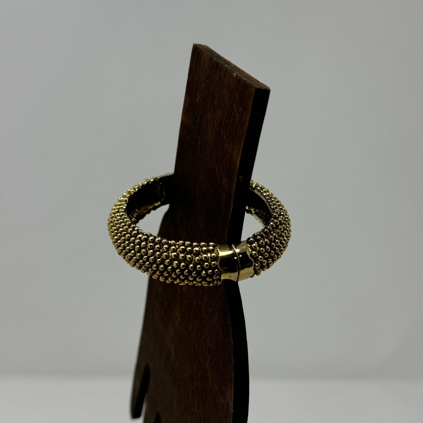 Elegant Gold-Tone Bracelet Magnetic Closure Chic Statement Jewelry