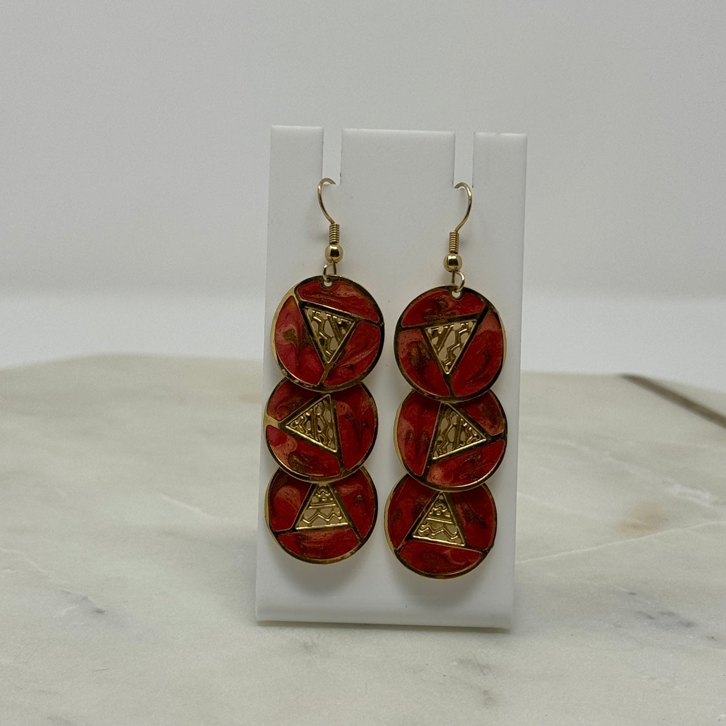 Boho Tribal Dangle Hook Earrings