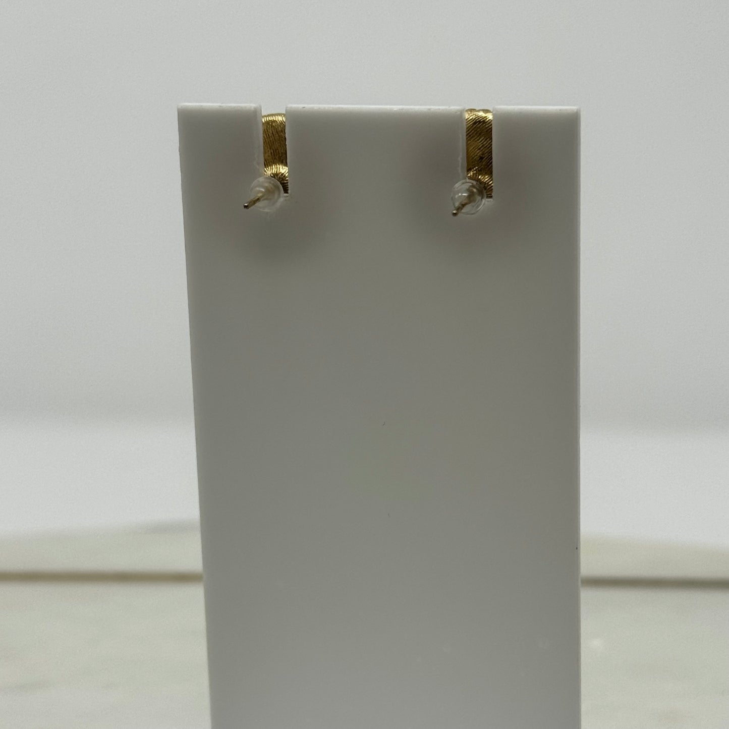 Vintage Pearl & Intricate Gold Border Statement Earrings