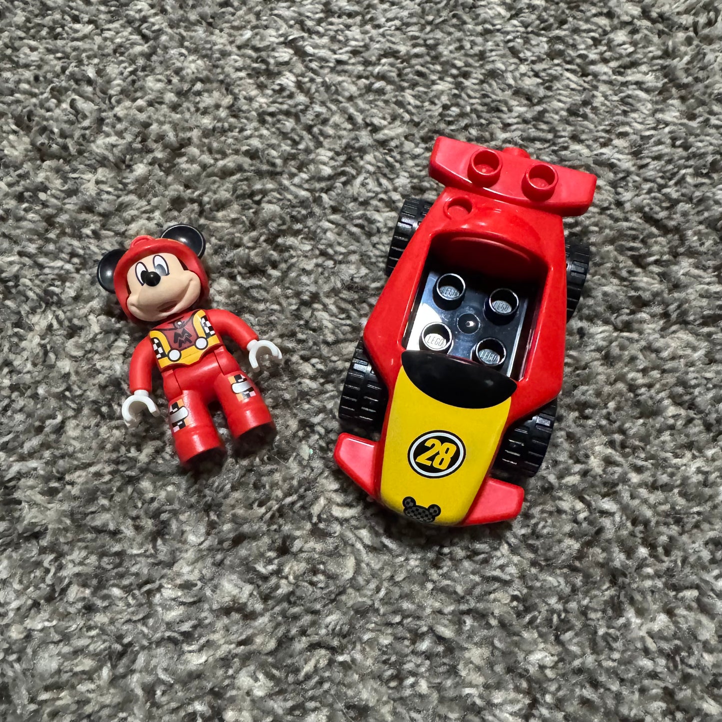Duplo Lego Disney Mickey Mouse Mickey Racer Race Car Set
