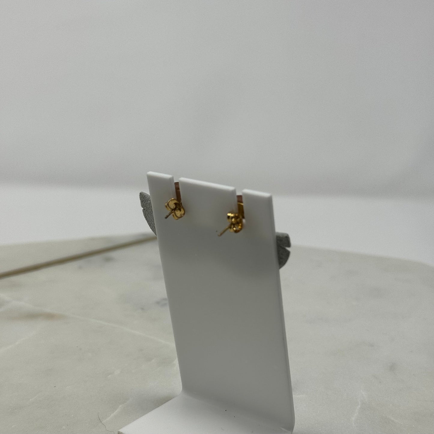 Boho Leather Animal Print Stud Earrings