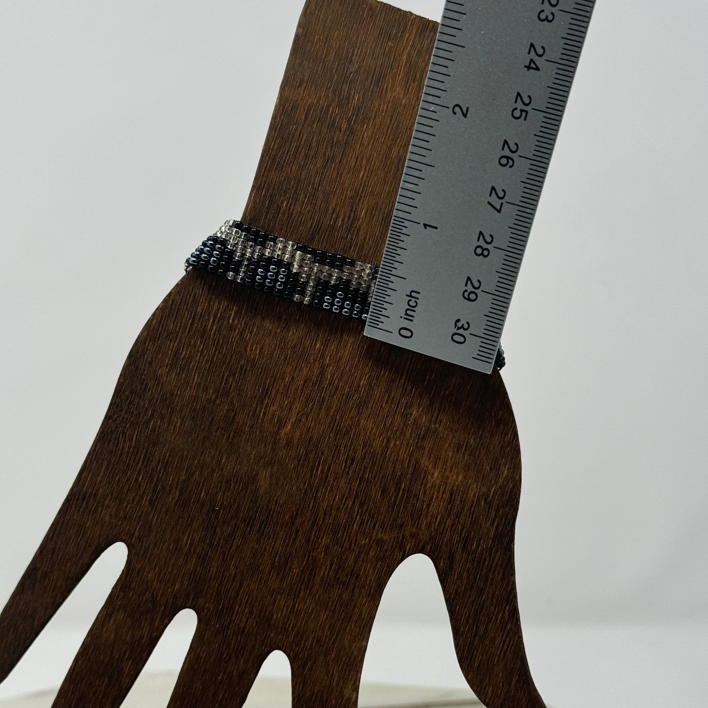 Bracelet Boho Southwest Beaded Leopard Print Layer 7 in