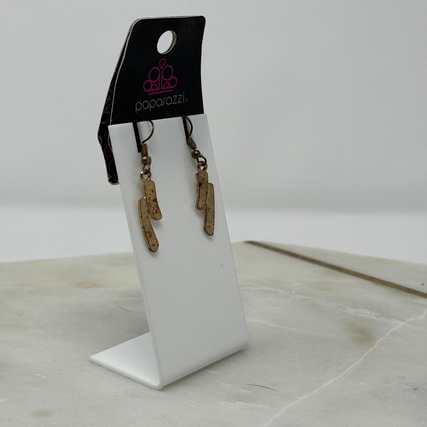 New Paparazzi Gold Dangle Hook Earrings