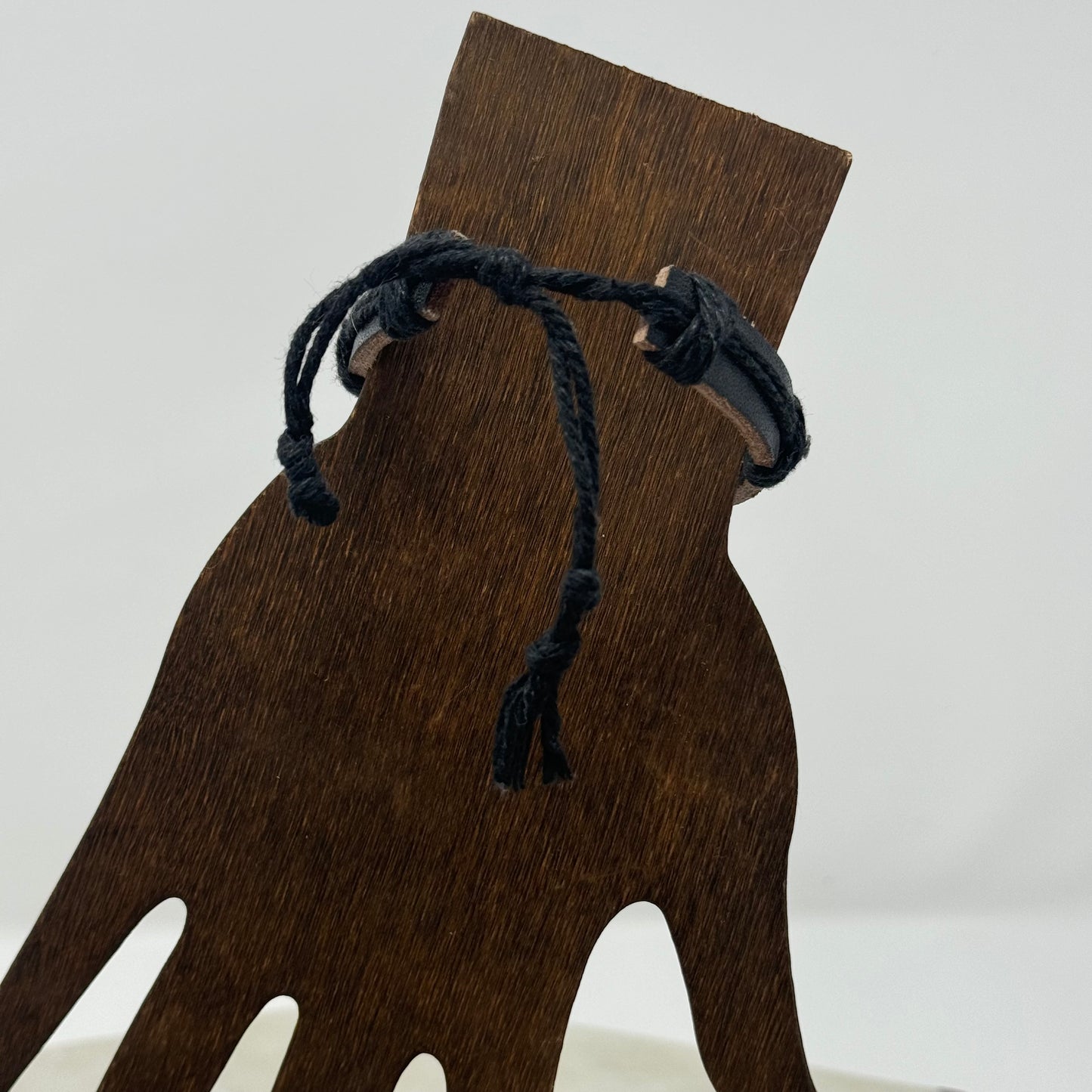 Bracelet Boho Brown Leather Bangle 7 Inch Protect Elephant Safari Charm