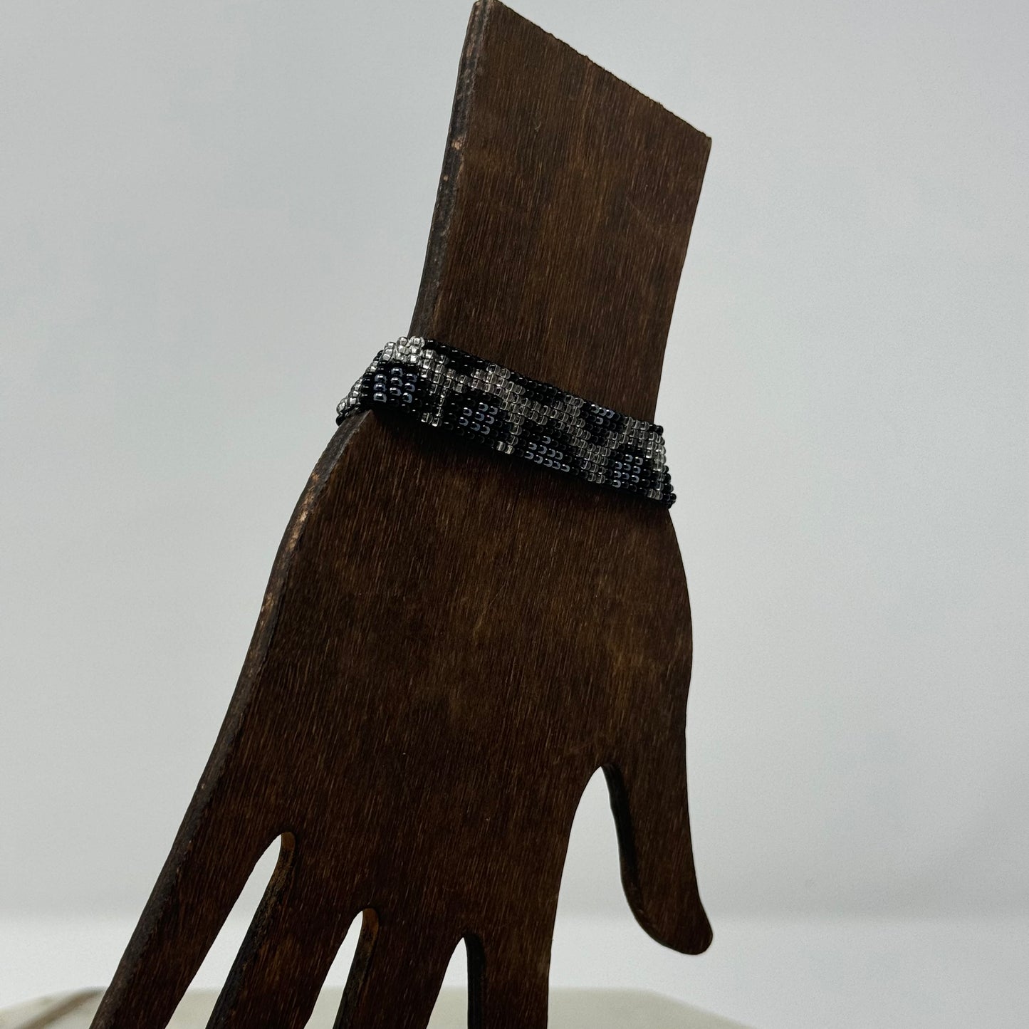 Bracelet Boho Southwest Beaded Leopard Print Layer 7 in