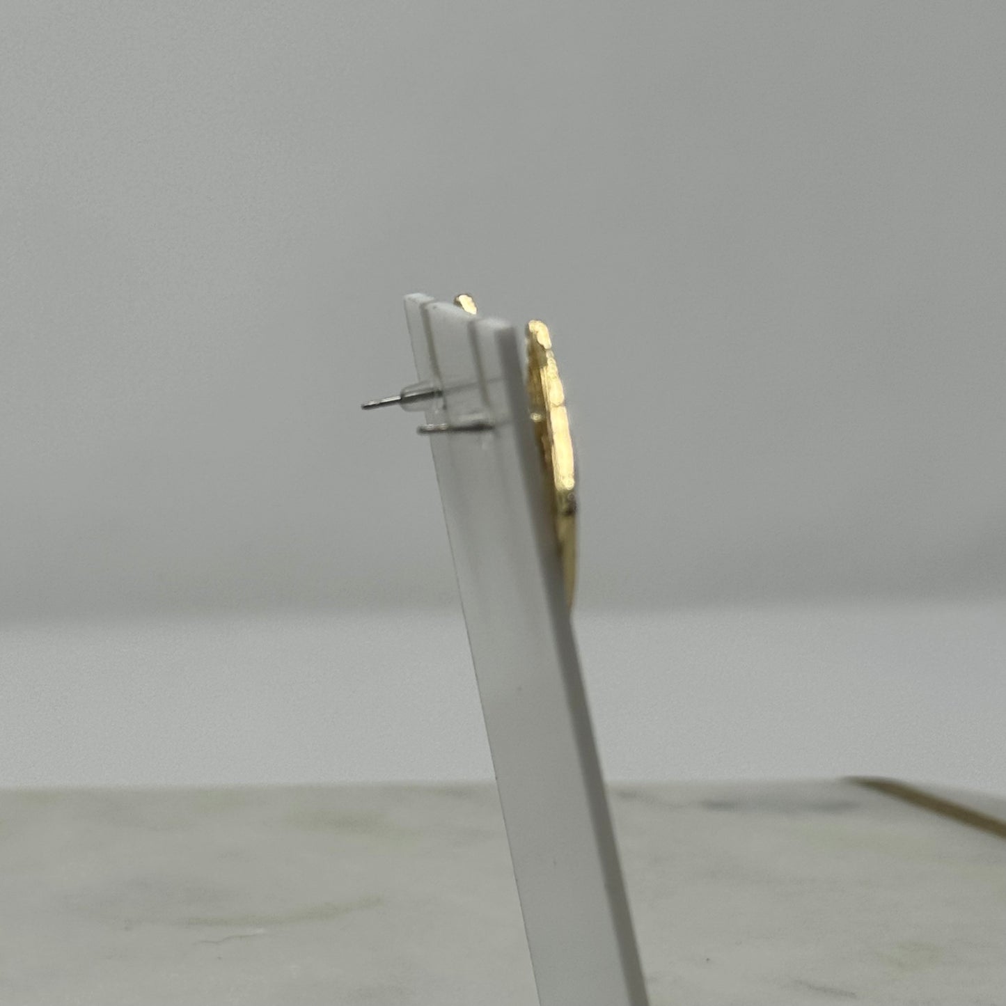Vintage Intricate Square Enamel Stud Earrings