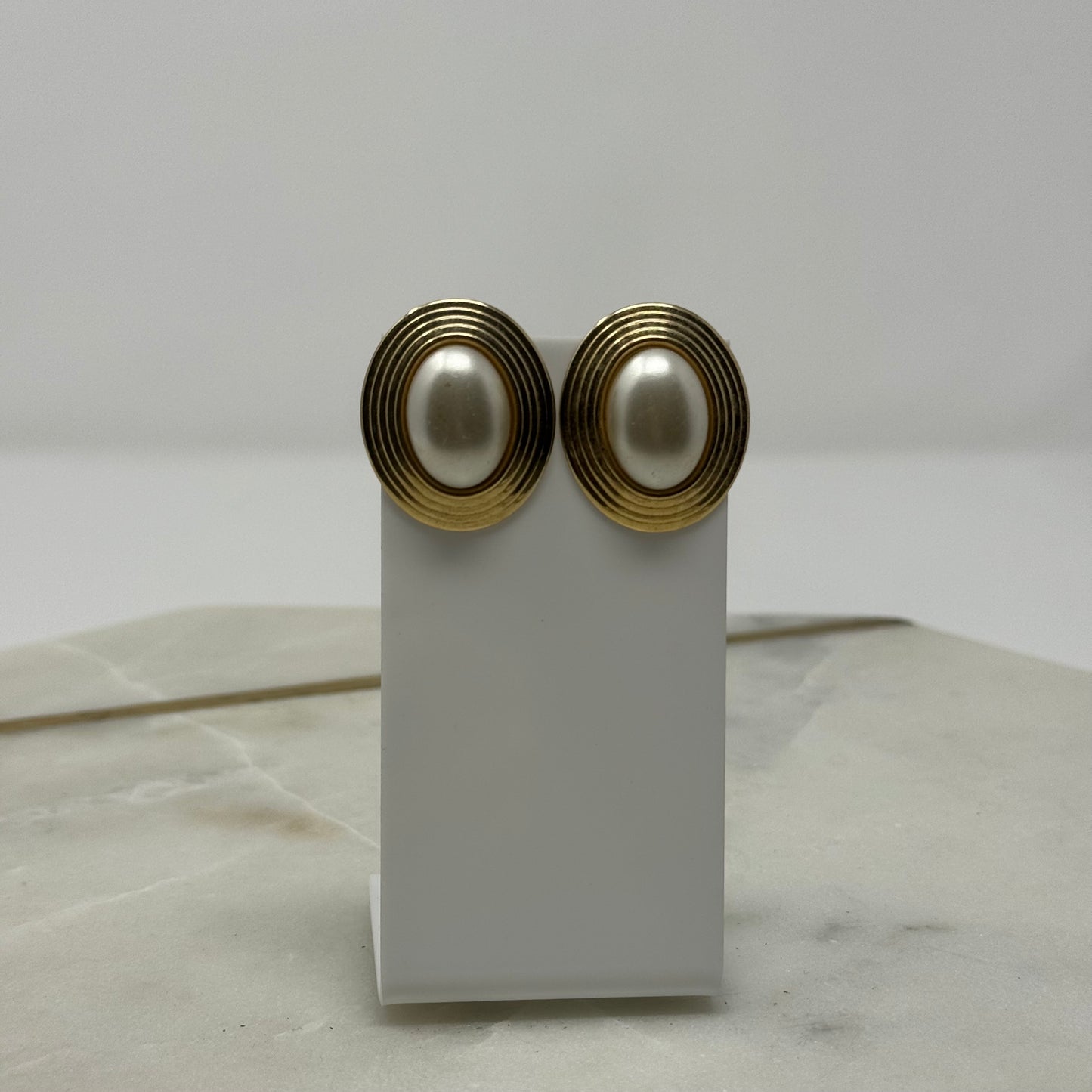 Vintage 1990’s Pearl Statement Earrings
