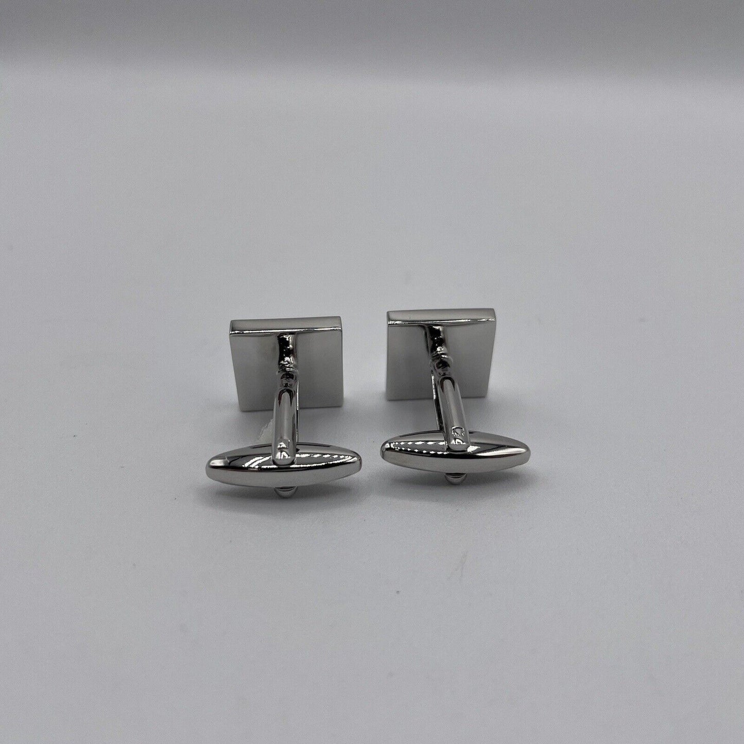Chrome Monogram Letter G Cufflinks