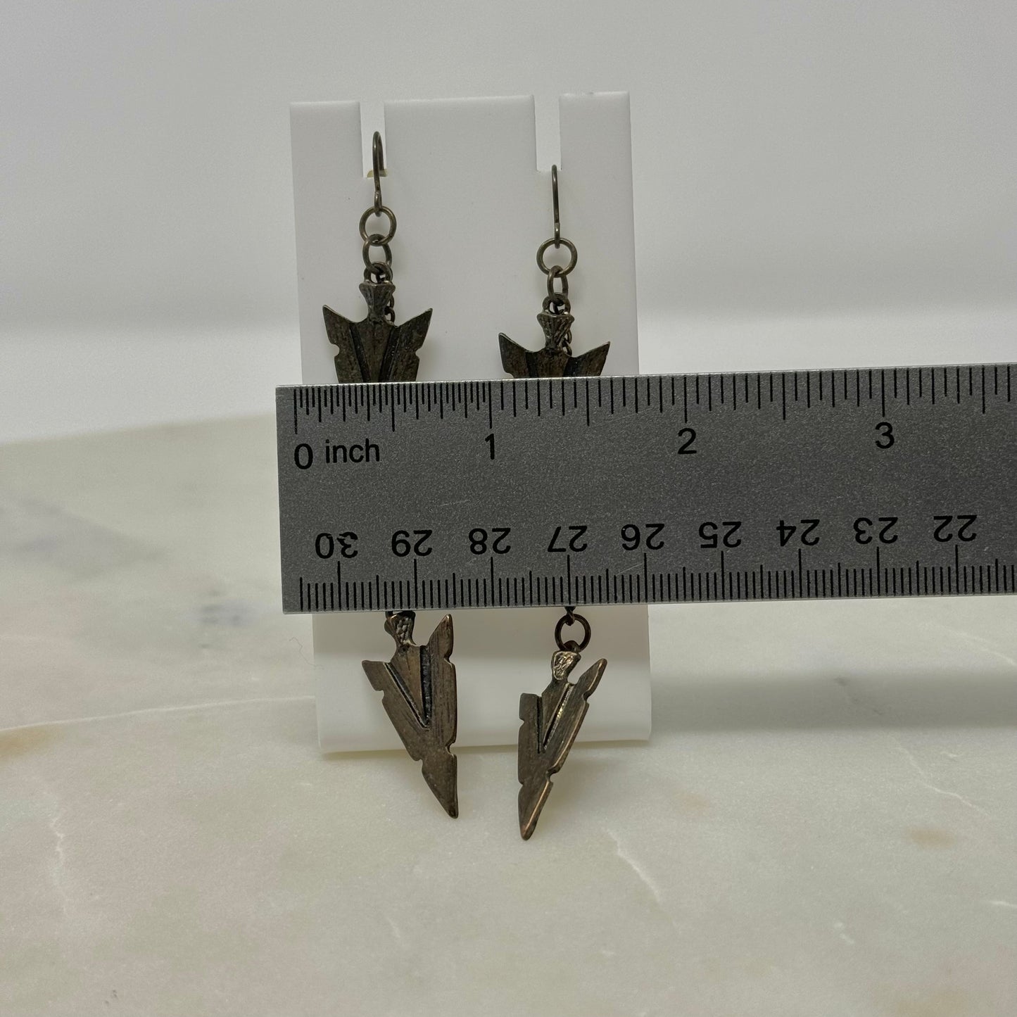 Boho Arrowhead Dangle Hook Earrings