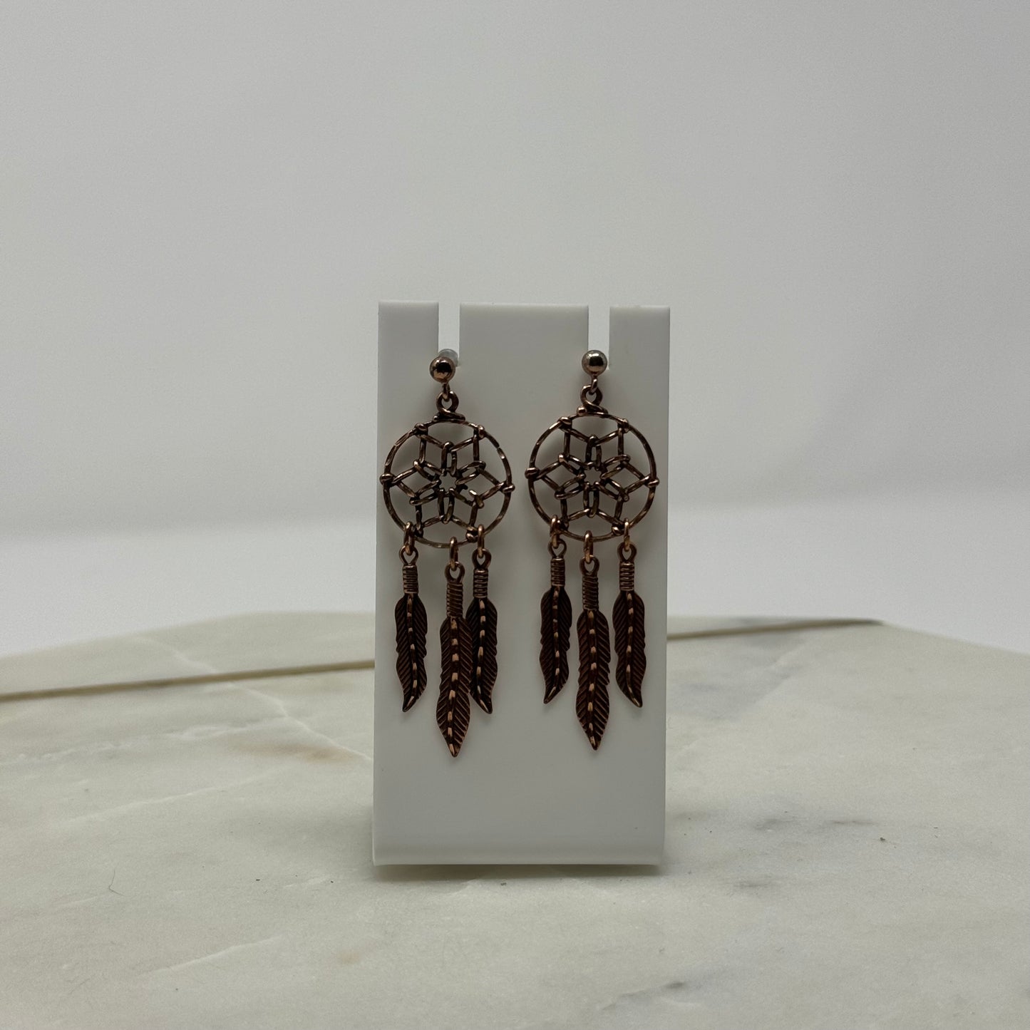 Boho Intricate Dreamcatcher Dangle Statement Earrings