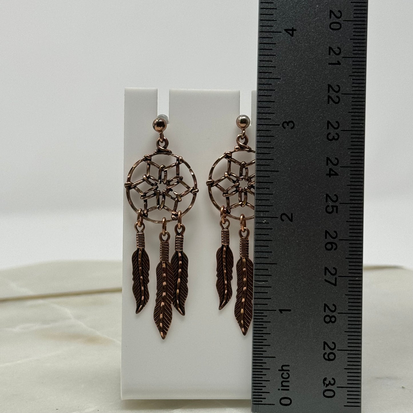 Boho Intricate Dreamcatcher Dangle Statement Earrings