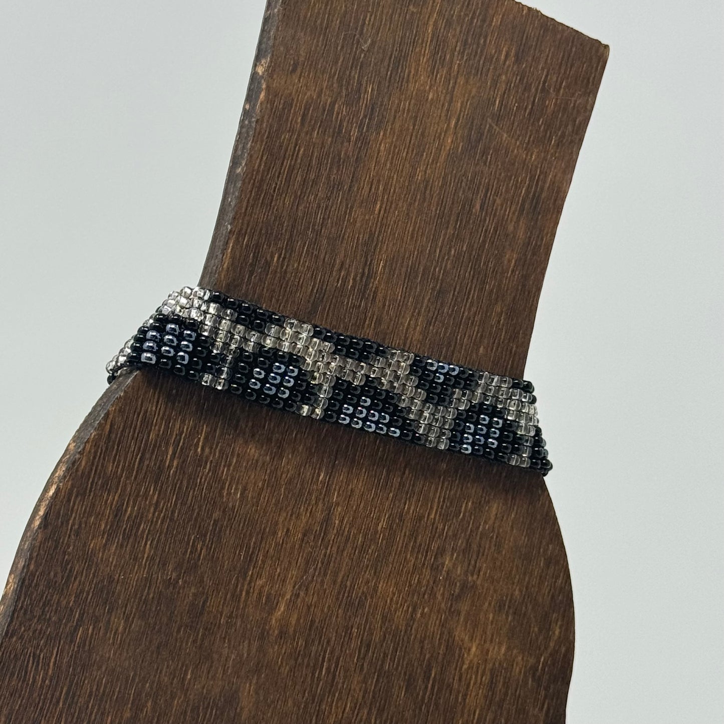 Bracelet Boho Southwest Beaded Leopard Print Layer 7 in