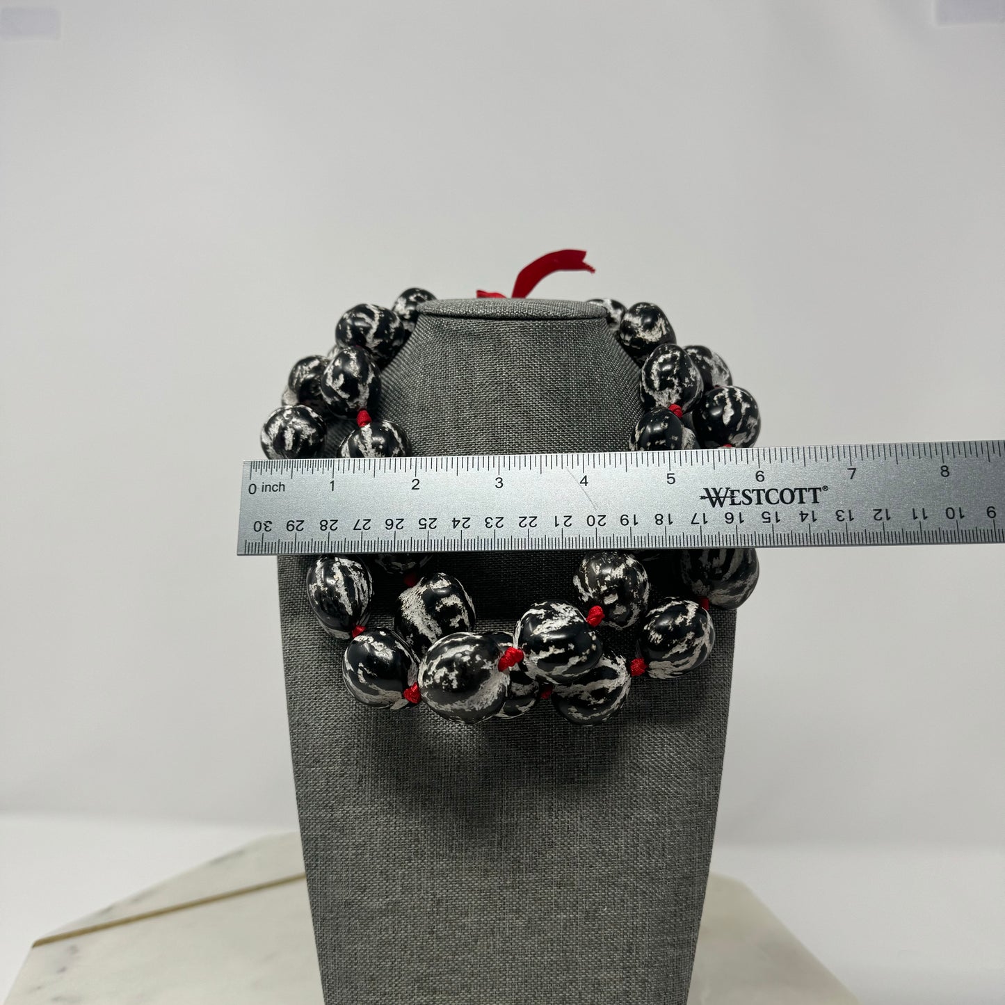 Brown Kukui Nut Lei Hawaiian Necklace 34”