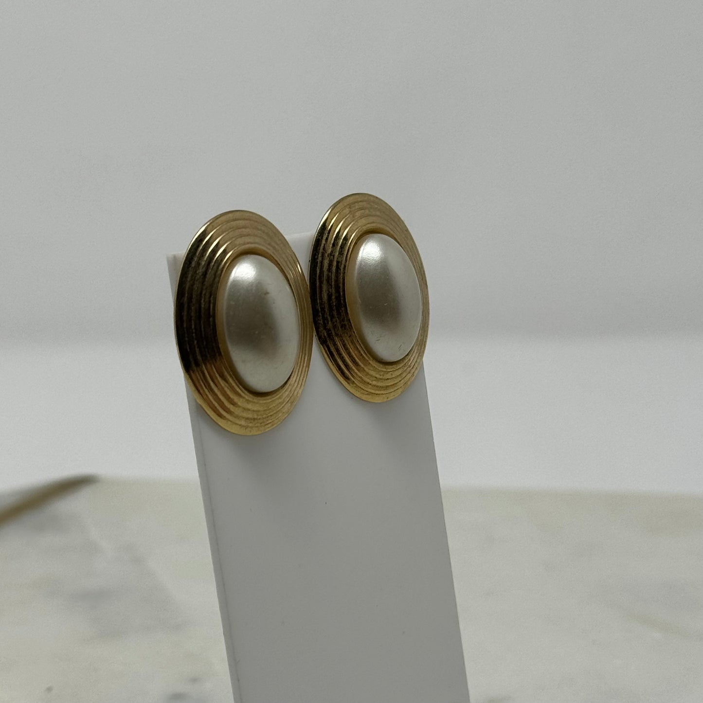 Vintage 1990’s Pearl Statement Earrings