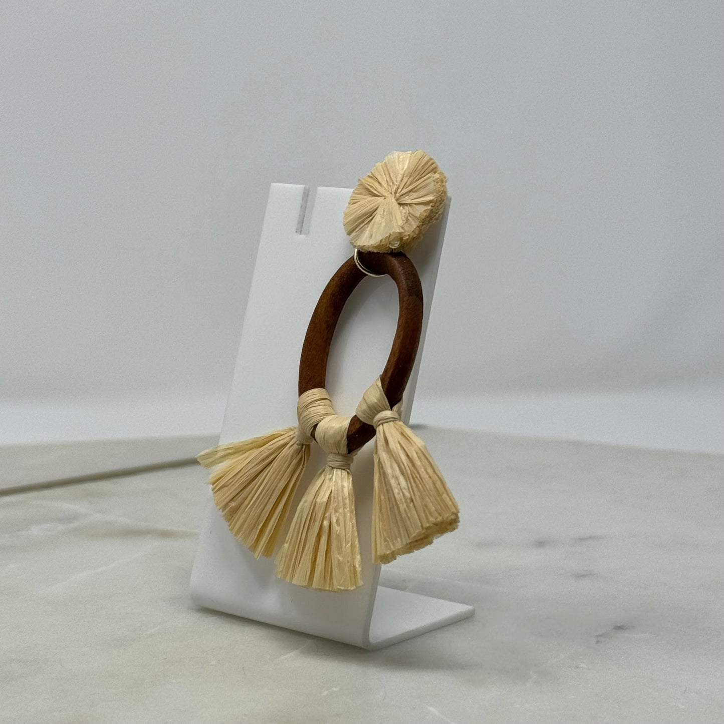 Beachy Boho Tassel Post Earrings