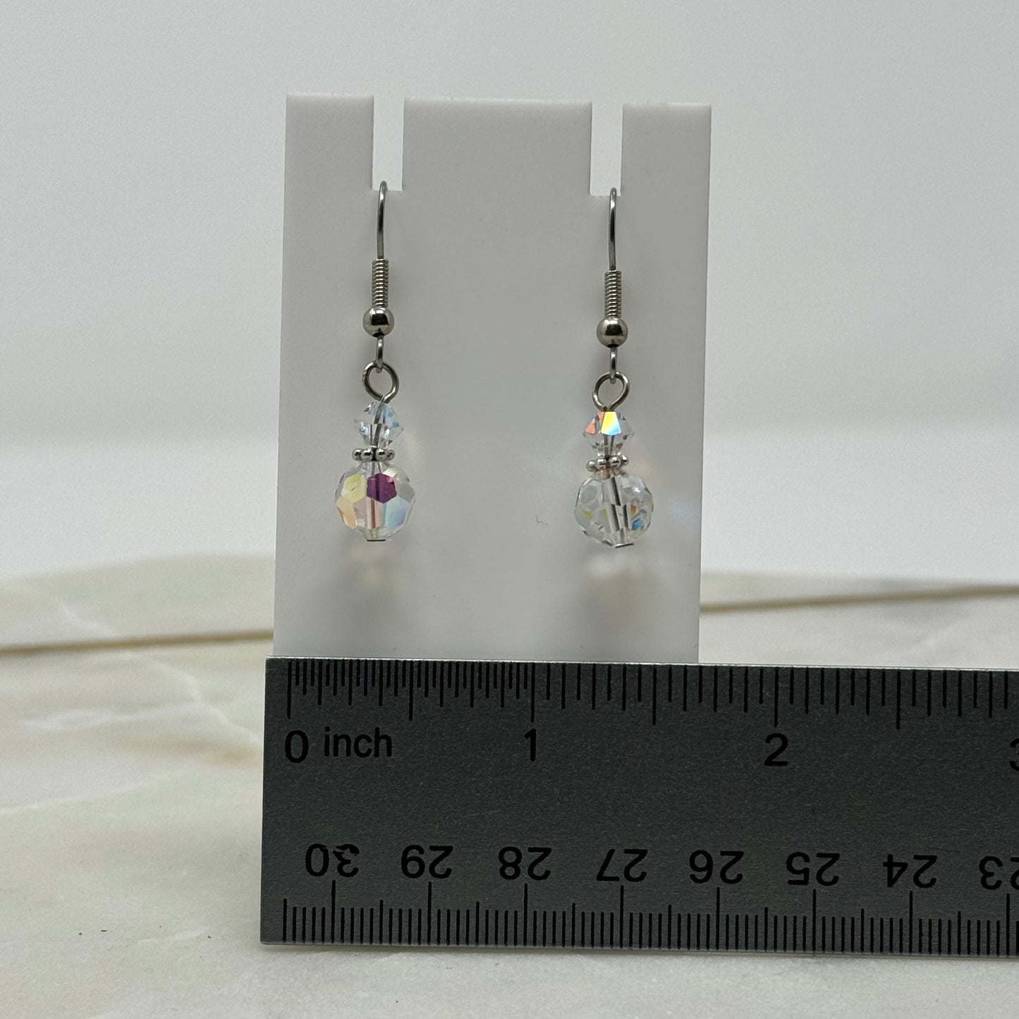 Beaded Sparkle Dangle Hook Earrings