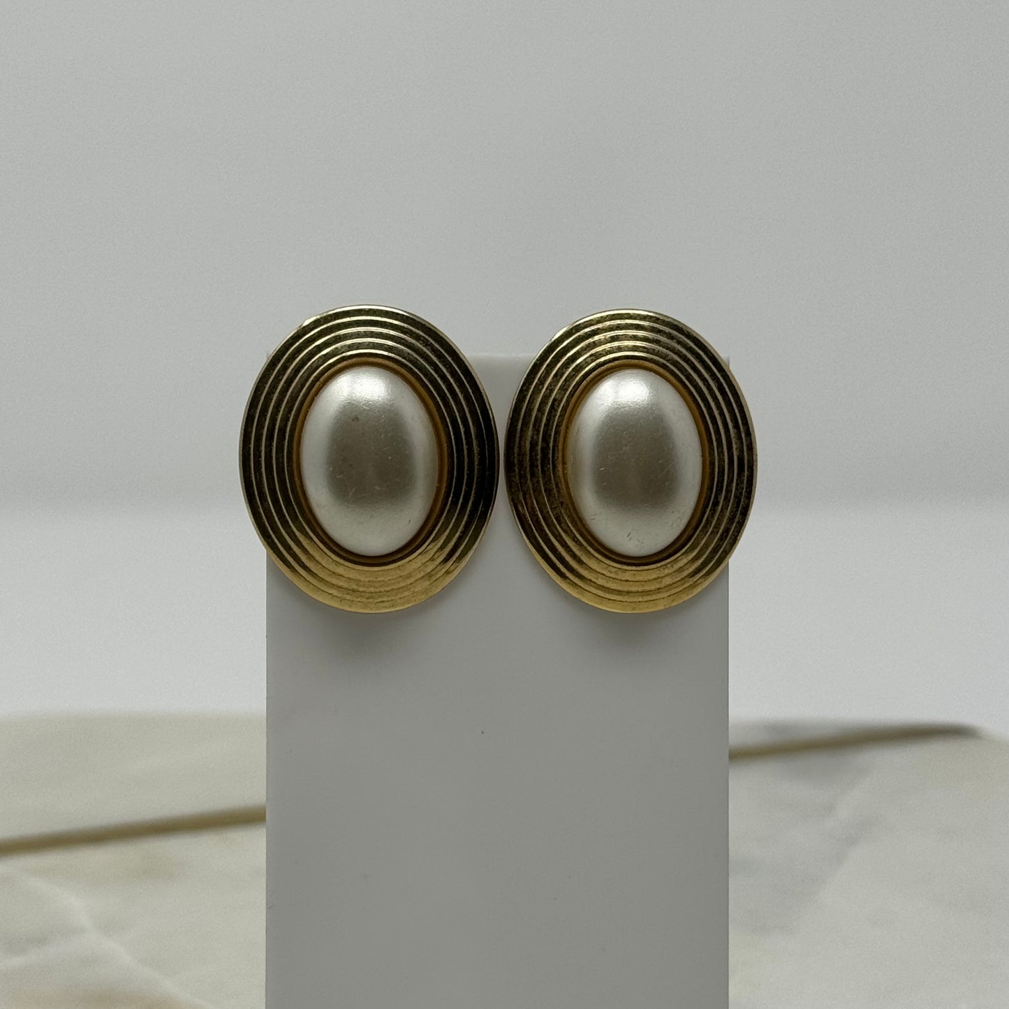 Vintage 1990’s Pearl Statement Earrings