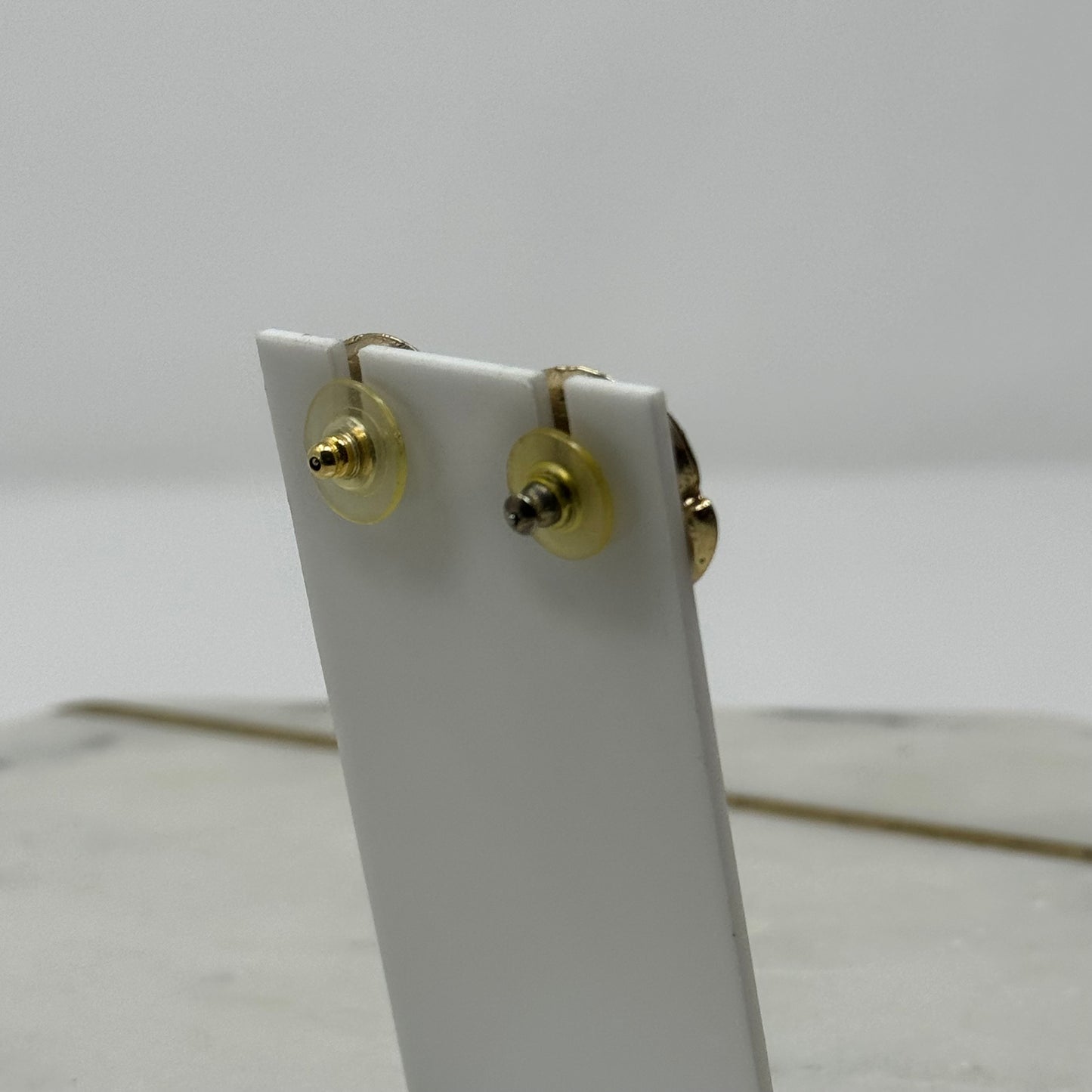 Vintage 1990’s Pearl Black Accent Earrings
