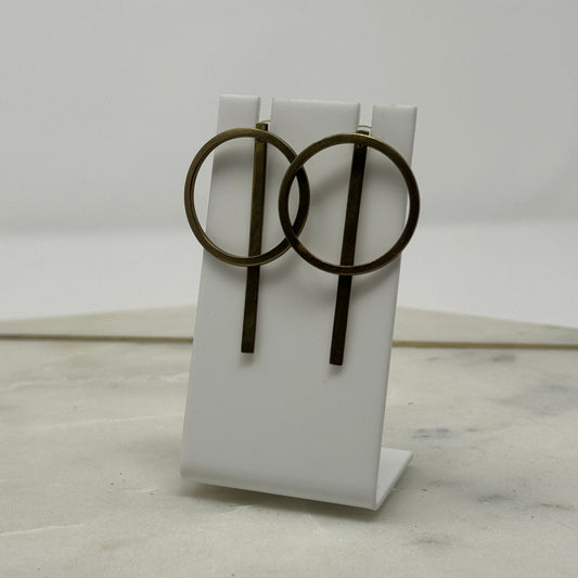 Minimal Geometric Boho Drop Earrings