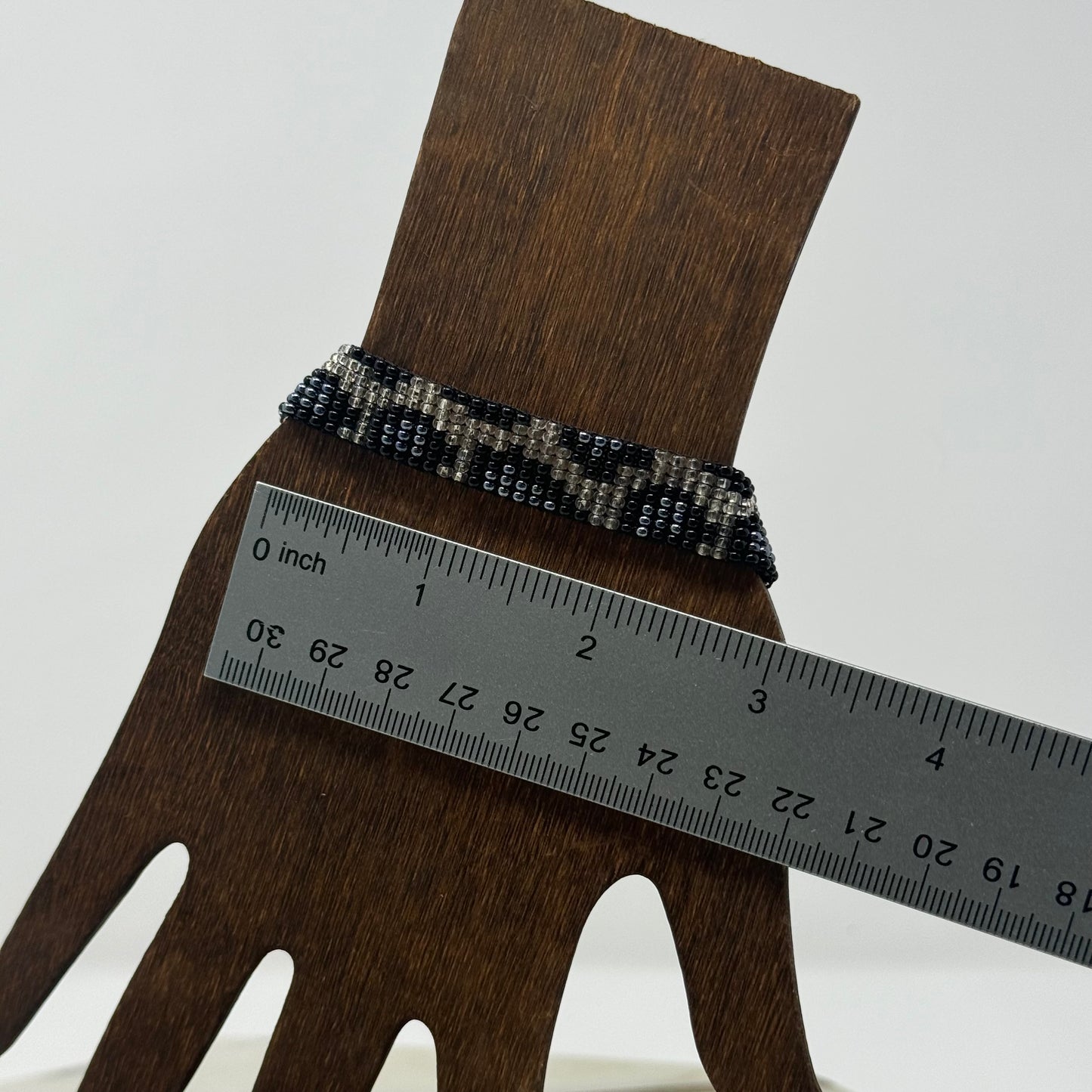 Bracelet Boho Southwest Beaded Leopard Print Layer 7 in