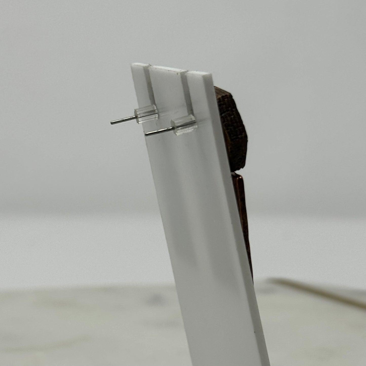 Boho Dual Material Tribal Dangle Post Earrings