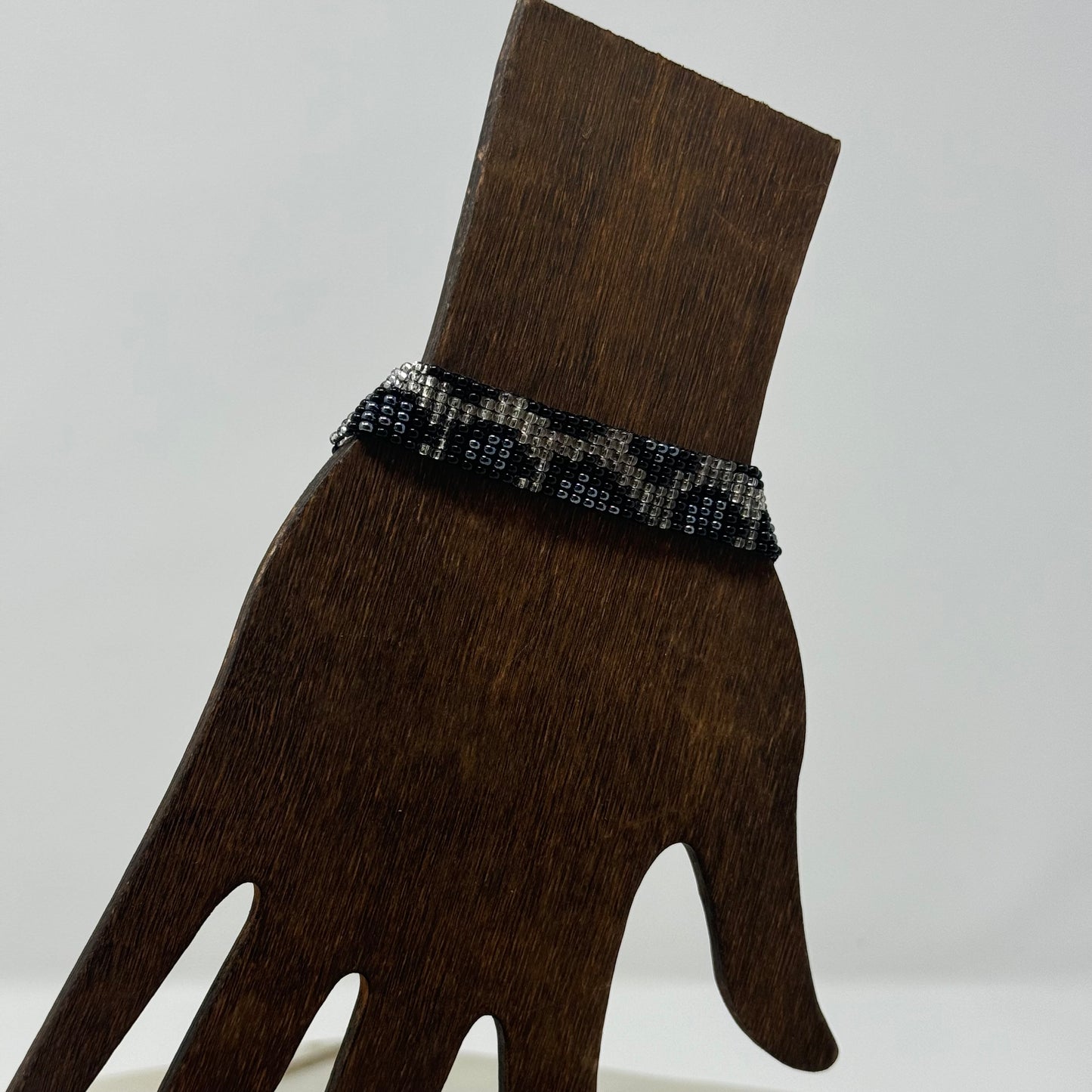 Bracelet Boho Southwest Beaded Leopard Print Layer 7 in