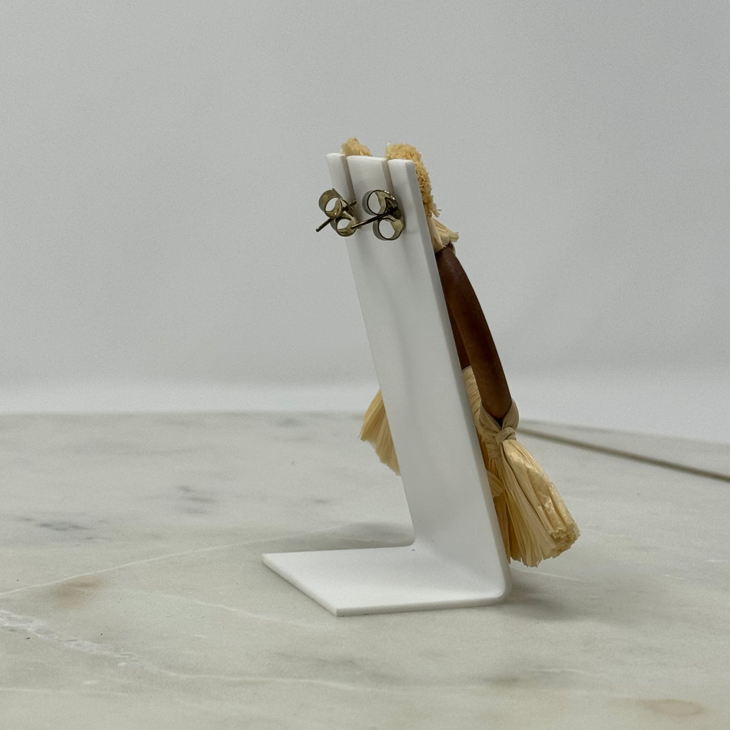 Beachy Boho Tassel Post Earrings