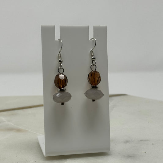 Beaded Dangle Hook Earrings