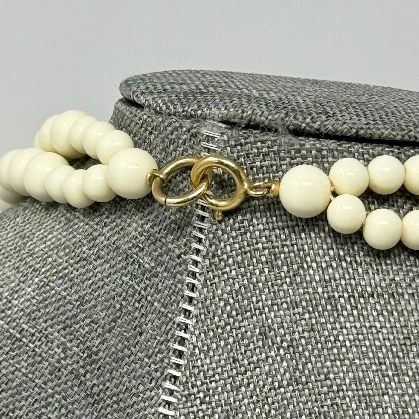 Womens Necklace Boho Statement Double Beaded Strands 18 in Costume Jewelry