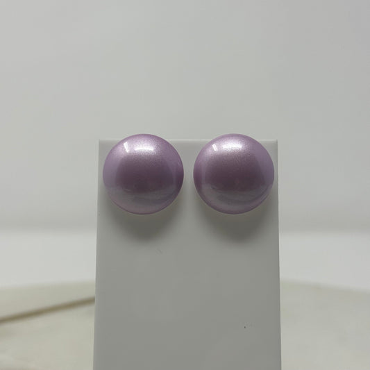 Vintage 1990’s Lavender Shimmer Post Earrings