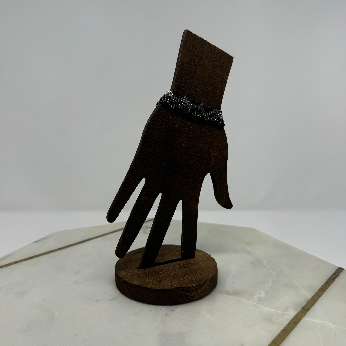 Bracelet Boho Southwest Beaded Leopard Print Layer 7 in