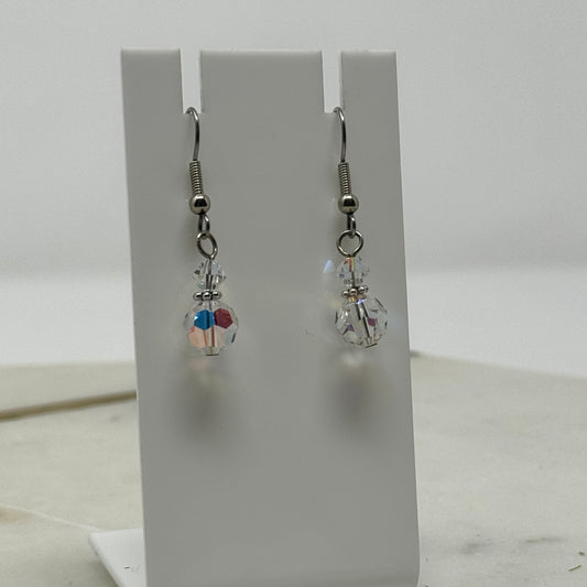 Beaded Sparkle Dangle Hook Earrings
