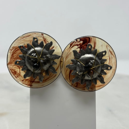 Boho Sun Clip-On Earrings