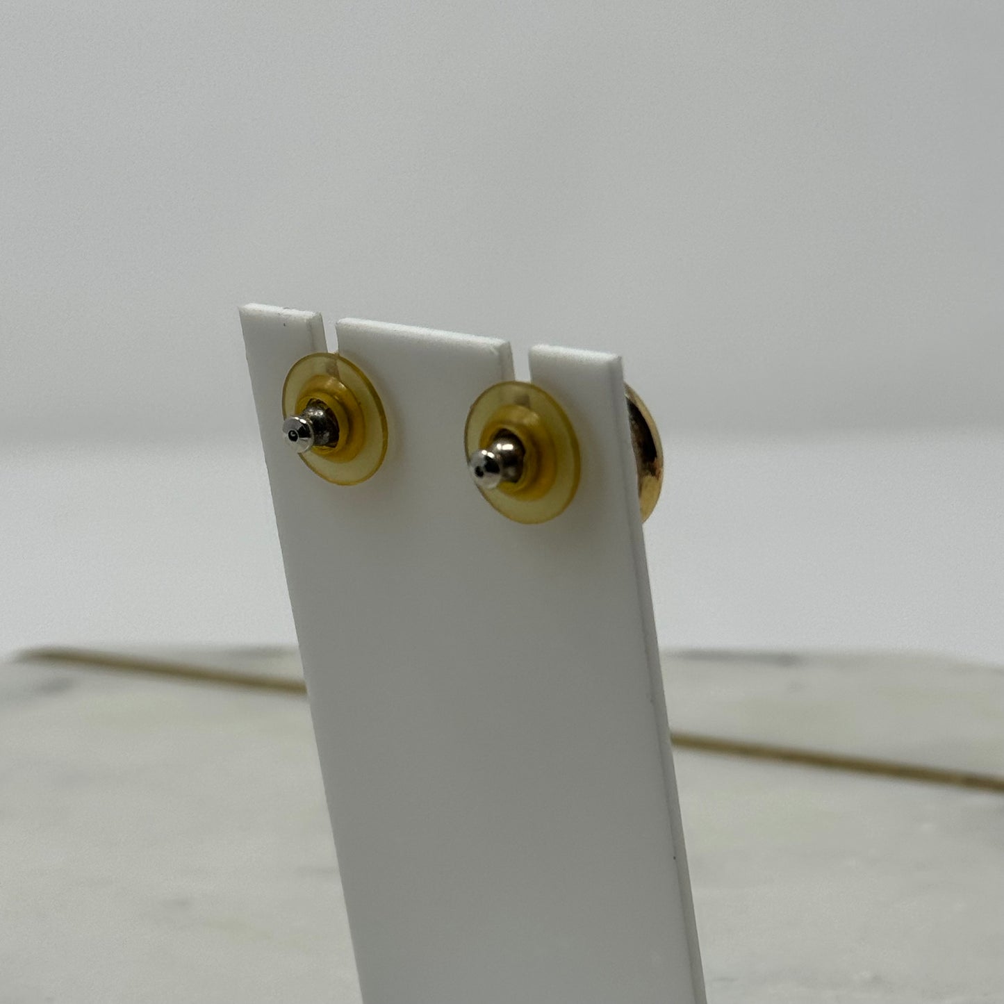 Vintage Marvelo Pearl Gold Accent Post Earrings