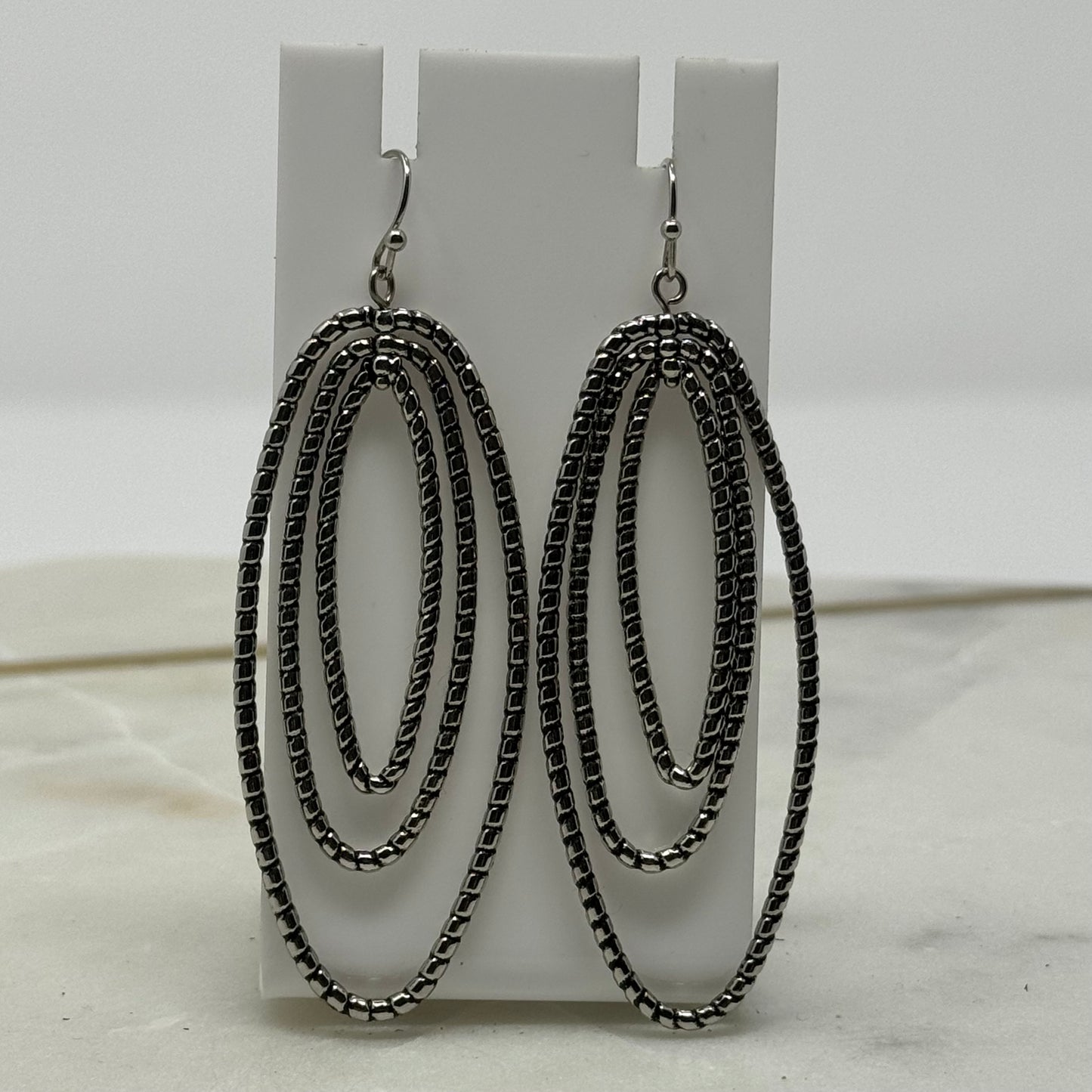 VariationRounded Multi-Layer Dangle Hook Earrings