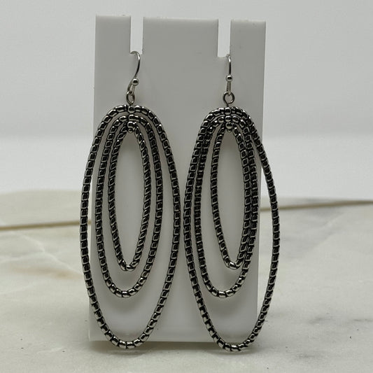VariationRounded Multi-Layer Dangle Hook Earrings